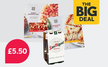 Nisa’s big pizza and beer deal is back Listing Image
