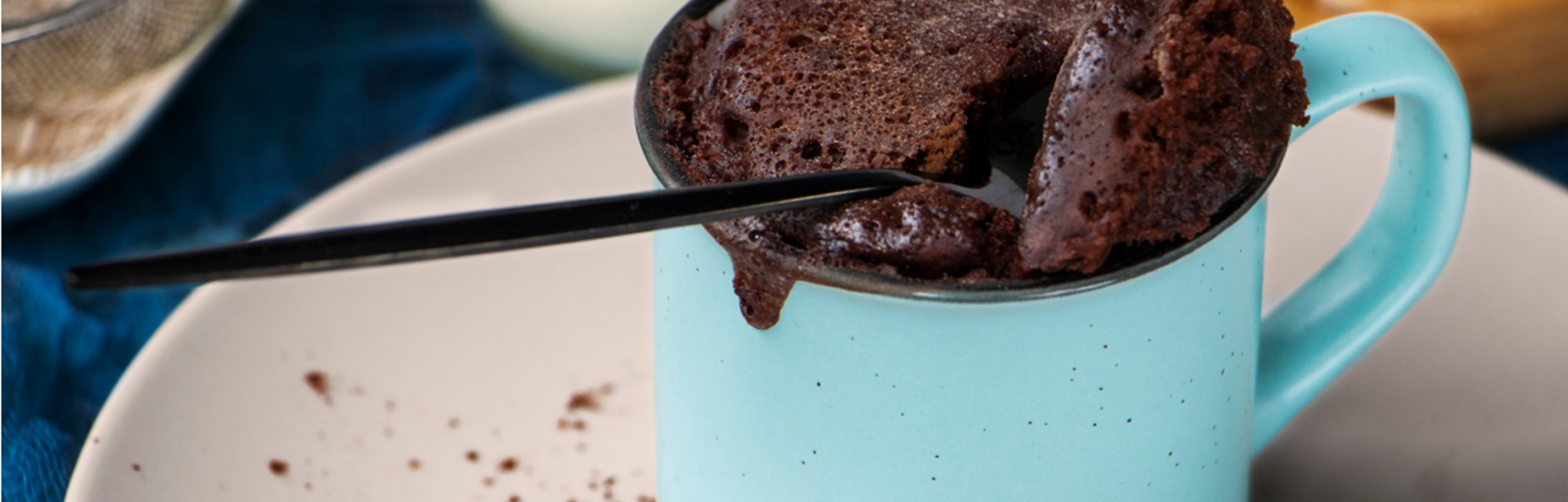 Microwave chocolate mug cake