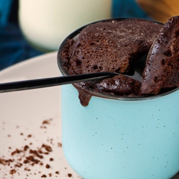 Microwave chocolate mug cake