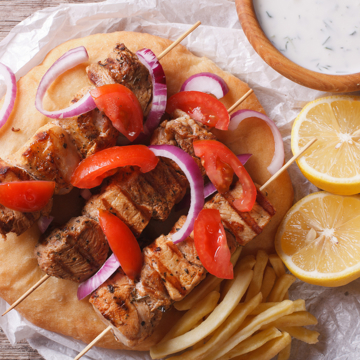 Spicy lamb kebabs