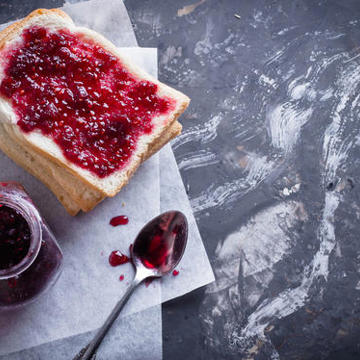 Homemade blackberry jam