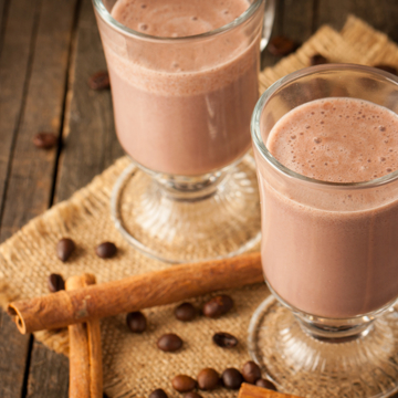 Mocha cinnamon shake