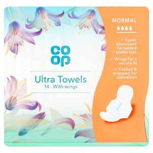 Co-op Regular Ultra Towels with Wings