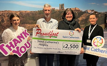 Proudfoot shoppers raise £2,500 for Saint Catherine’s hospice Listing
