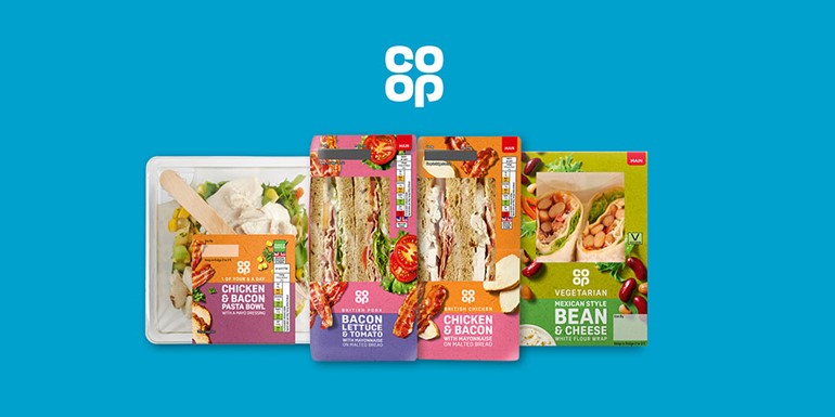 Co-op relaunches Food-to-Go range with new, more sustainable packaging Article